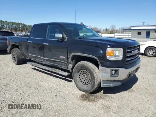 2015 GMC Sierra 1500 SLT with VIN 3GTU2VEC1FG273626, listed as a Copart auction lot 48564525 with 160,819 mi miles and Salvage Title. Bid and sale history available at DreamBid. Image 4.
