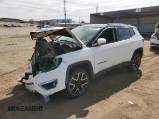 2018 Jeep Compass Limited with VIN 3C4NJDCB6JT272760, listed as a Copart auction lot 48931565 with 0 mi miles and Salvage Title. Bid and sale history available at carsss.com. Image 1.