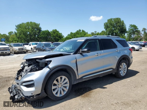 2020 Ford Explorer Limited z VIN 1FMSK8FH3LGA00838, wystawiony jako Copart lot #61629535 z przebiegiem 126 042 mil mil oraz Szkoda całkowita • Salvage title. Historia ofert i sprzedaży dostępna na DreamBid. Obrazek 1.