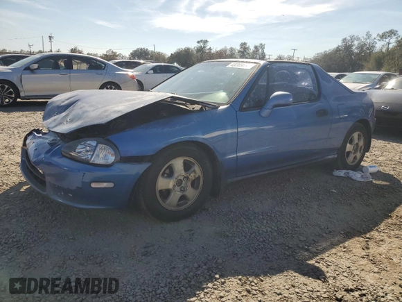 1993 Honda del Sol Si z VIN JHMEH6260PS001729, wystawiony jako Copart lot #43269695 z przebiegiem 109 102 mil mil oraz Szkoda całkowita • Salvage title. Historia ofert i sprzedaży dostępna na DreamBid. Obrazek 1.