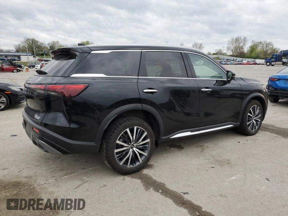2023 Infiniti QX60 Sensory с VIN 5N1DL1GS6PC346385, выставлен на аукционе Copart как лот 51309985 с пробегом 23 056 миль миль и Списание • Salvage title. История ставок и продаж доступна на DreamBid. Изображение 3.
