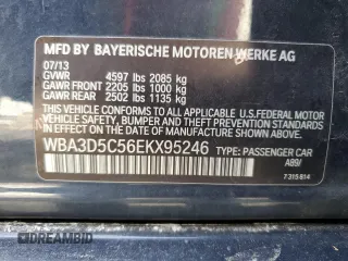 2014 BMW 3 Series 328d xDrive with VIN WBA3D5C56EKX95246, listed as a Copart auction lot 47169755 with 169,445 mi miles and Salvage Title. Bid and sale history available at carsss.com. Image 12.