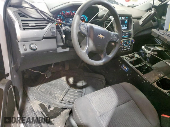 2020 Chevrolet Tahoe Commercial with VIN 1GNLCDEC4LR257930, listed as a Copart auction lot 57886125 with 58,612 mi miles and Salvage title. Bid and sale history available at DreamBid. Image 8.