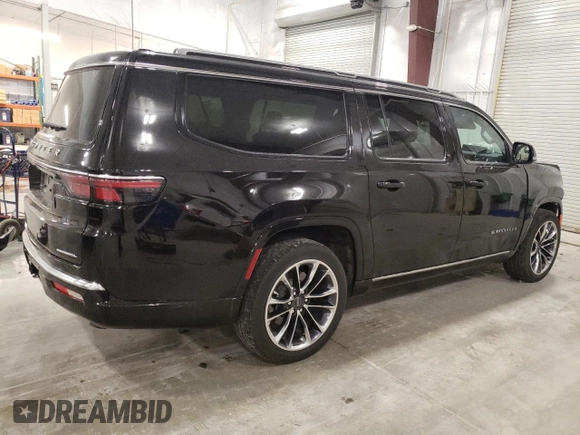 2023 Jeep Wagoneer Series III с VIN 1C4SJSDP0PS503082, выставлен на аукционе Copart как лот 77155824 с пробегом 21 774 миль миль и Списание • Salvage title. История ставок и продаж доступна на DreamBid. Изображение 3.