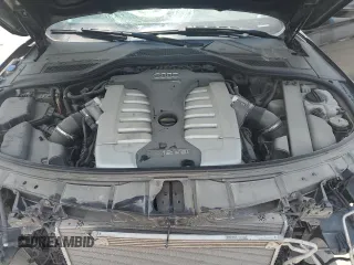 2013 Audi A8 6.3L with VIN WAUR4AFD1DN010893, listed as a Copart auction lot 62693655 with 115,085 mi miles and Salvage title. Bid and sale history available at DreamBid. Image 11.