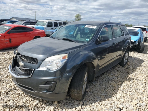 2010 Chevrolet Equinox LS with VIN 2CNALBEW5A6207752, listed as a Copart auction lot 49602124 with 209,983 mi miles and Salvage Title. Bid and sale history available at carsss.com. Image 1.