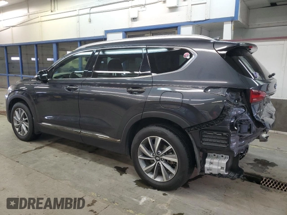 2020 Hyundai Santa Fe Limited with VIN 5NMS5CAD0LH269133, listed as a Copart auction lot 44003195 with 22,075 mi miles and Salvage Title. Bid and sale history available at carsss.com. Image 2.