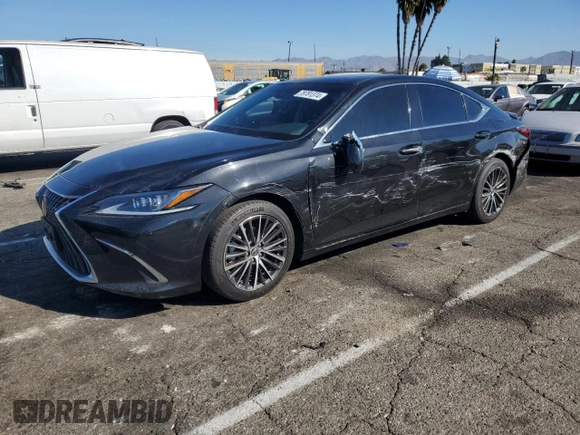 2023 Lexus ES with VIN 58ADA1C19PU035670, listed as a Copart auction lot 78781374 with 8,074 mi miles and Salvage Title. Bid and sale history available at carsss.com. Image 1.