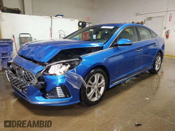 2018 Hyundai Sonata SEL with VIN 5NPE34AF2JH682939, listed as a Copart auction lot 51783255 with 90,531 mi miles and Salvage Title. Bid and sale history available at DreamBid. Image 1.