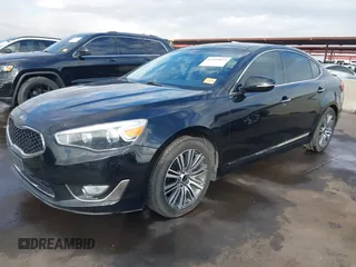 2014 Kia Cadenza Premium with VIN KNALN4D72E5167092, listed as a IAAI auction lot 41399074 with 158,105 mi miles. Bid and sale history available at carsss.com. Image 2.