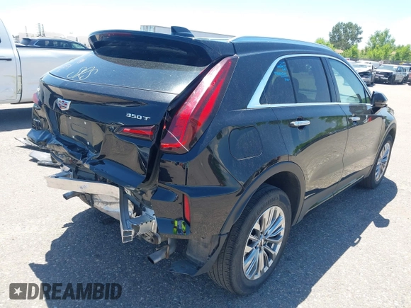 2024 Cadillac XT4 AWD Premium Luxury z VIN 1GYFZDR44RF144801, wystawiony jako IAAI lot #42646613 z przebiegiem 37 358 mil mil oraz . Historia ofert i sprzedaży dostępna na DreamBid. Obrazek 4.