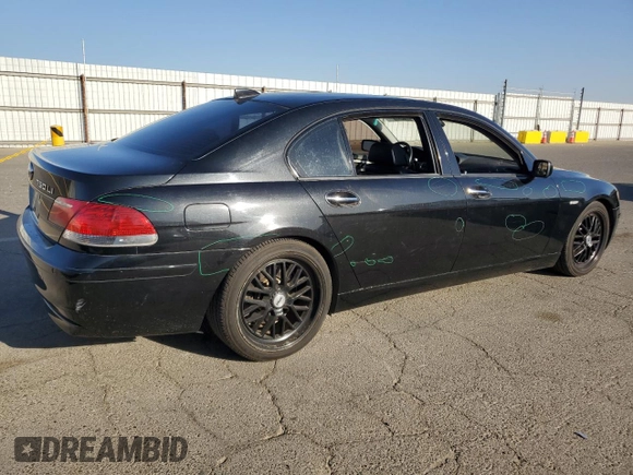 2008 BMW 7 Series 750Li with VIN WBAHN83538DT85226, listed as a Copart auction lot 73397614 with 134,509 mi miles and Salvage Title. Bid and sale history available at carsss.com. Image 3.