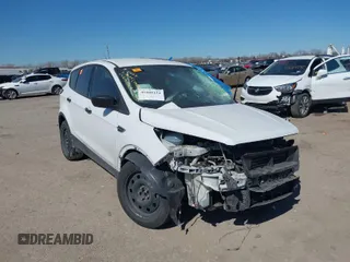2018 Ford Escape S with VIN 1FMCU0F74JUA63470, listed as a IAAI auction lot 41688124 with 1 mi miles. Bid and sale history available at carsss.com. Image 1.