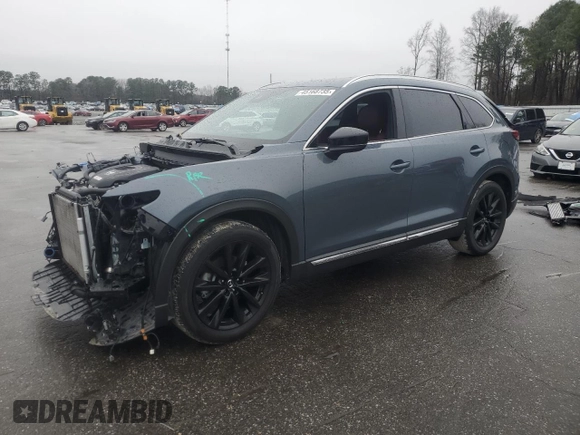 2022 Mazda CX-9 Grand Touring with VIN JM3TCBDY6N0613660, listed as a Copart auction lot 45168735 with 27,997 mi miles and Salvage Title. Bid and sale history available at carsss.com. Image 1.