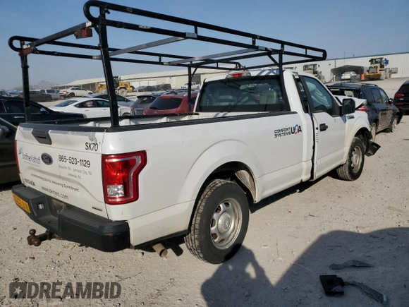 2016 Ford F-150 XL with VIN 1FTMF1C88GKE51330, listed as a Copart auction lot 50864255 with 194,434 mi miles and Clean Title. Bid and sale history available at carsss.com. Image 3.