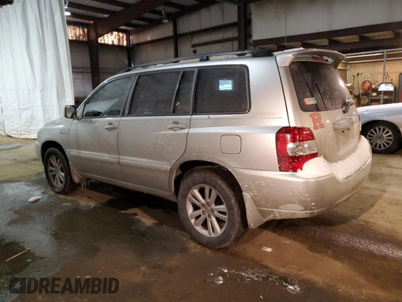 2006 Toyota Highlander z VIN JTEEW21A160019815, wystawiony jako Copart lot #89141995 z przebiegiem 174 721 mil mil oraz Szkoda całkowita • Salvage title. Historia ofert i sprzedaży dostępna na DreamBid. Obrazek 2.