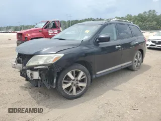 2014 Nissan Pathfinder Platinum с VIN 5N1AR2MM5EC698741, выставлен на аукционе Copart как лот 60226945 с пробегом 118 201 миль миль и Списание • Salvage title. История ставок и продаж доступна на DreamBid. Изображение 1.