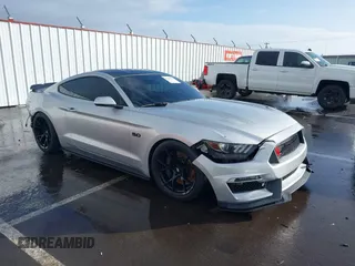 2017 Ford Mustang GT with VIN 1FA6P8CF7H5272747, listed as a IAAI auction lot 41645692 with 55,211 mi miles and . Bid and sale history available at carsss.com. Image 1.