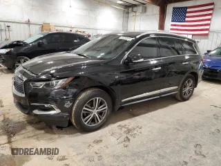 2020 Infiniti QX60 Signature Edition with VIN 5N1DL0MM4LC501445, listed as a Copart auction lot 48206895 with 102,523 mi miles and Non repairable. Bid and sale history available at DreamBid. Image 1.