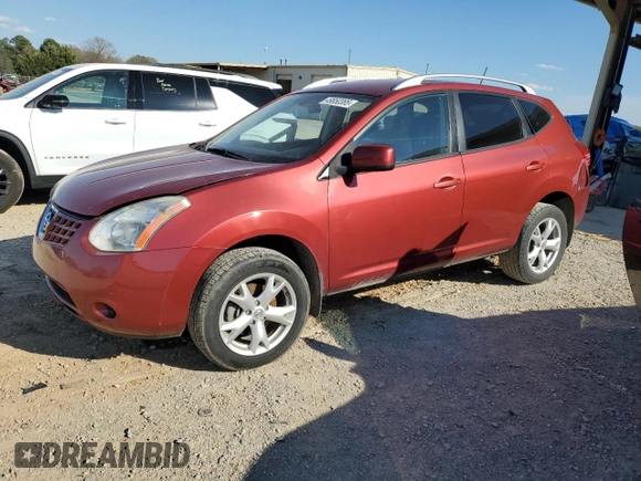 2009 Nissan Rogue SL with VIN JN8AS58T49W047170, listed as a Copart auction lot 49850385 with 182,088 mi miles and Salvage Title. Bid and sale history available at DreamBid. Image 1.