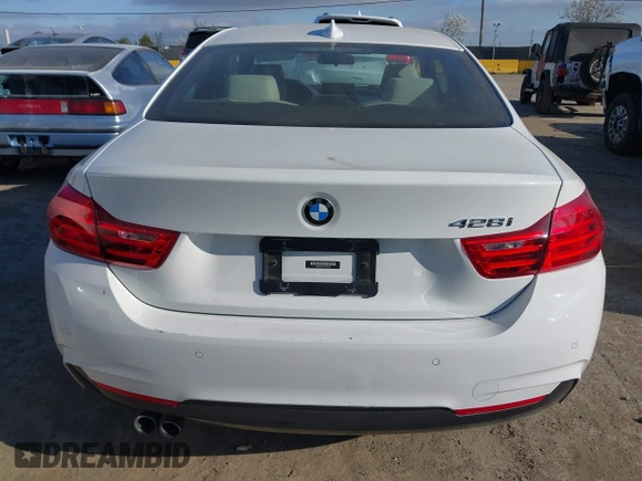 2015 BMW 4 Series 428i with VIN WBA3N7C55FK224583, listed as a IAAI auction lot 41870399 with 29,910 mi miles. Bid and sale history available at carsss.com. Image 17.