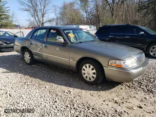 2003 Mercury Grand Marquis LS Premium with VIN 2MEFM75W93X684541, listed as a Copart auction lot 52642415 with 144,114 mi miles and Salvage Title. Bid and sale history available at carsss.com. Image 4.