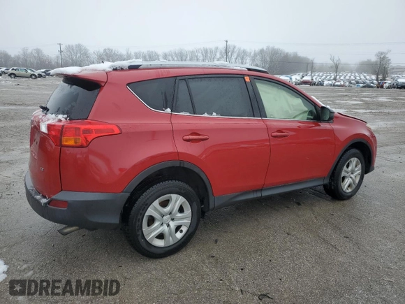 2013 Toyota RAV4 LE with VIN JTMZFREV9DD005260, listed as a Copart auction lot 44348425 with 223,991 mi miles and Salvage Title. Bid and sale history available at DreamBid. Image 3.