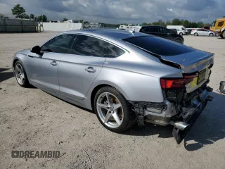 2019 Audi A5 Sportback Premium with VIN WAUDNCF54KA025906, listed as a Copart auction lot 72074403 with 51,334 mi miles. Bid and sale history available at carsss.com. Image 2.