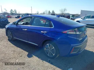 2022 Hyundai Ioniq Limited with VIN KMHCX5LD5NU265674, listed as a IAAI auction lot 41456208 with 30,438 mi miles and . Bid and sale history available at DreamBid. Image 3.