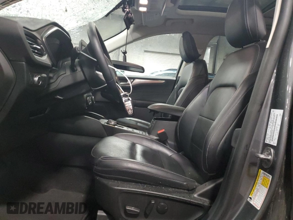 2022 Ford Escape Titanium with VIN 1FMCU9J91NUB38368, listed as a Copart auction lot 57089435 with 39,743 mi miles and Salvage title. Bid and sale history available at DreamBid. Image 7.