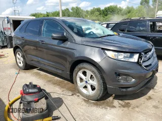 2016 Ford Edge SE with VIN 2FMPK3G91GBB37385, listed as a Copart auction lot 62074095 with 63,124 mi miles and Salvage title. Bid and sale history available at DreamBid. Image 4.