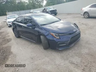 2020 Toyota Corolla XSE with VIN JTDT4RCE7LJ000475, listed as a Copart auction lot 51596105 with 96,782 mi miles and Salvage Title. Bid and sale history available at carsss.com. Image 4.