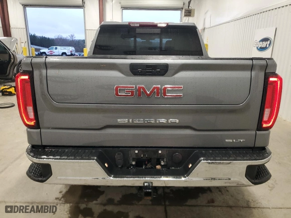 2022 GMC Sierra 1500 Limited SLT with VIN 3GTU9DED9NG140528, listed as a Copart auction lot 77956564 with 11,711 mi miles and Salvage Title. Bid and sale history available at carsss.com. Image 6.