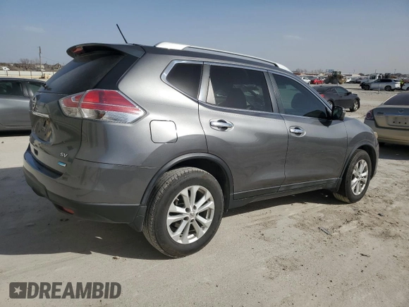 2014 Nissan Rogue SV with VIN 5N1AT2MT7EC795772, listed as a Copart auction lot 48266205 with 119,939 mi miles and Salvage Title. Bid and sale history available at carsss.com. Image 3.