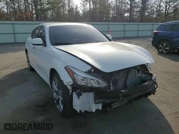 2015 Infiniti Q70 with VIN JN1BY1AR6FM561375, listed as a Copart auction lot 46578795 with 147,080 mi miles and Salvage title. Bid and sale history available at DreamBid. Image 11.