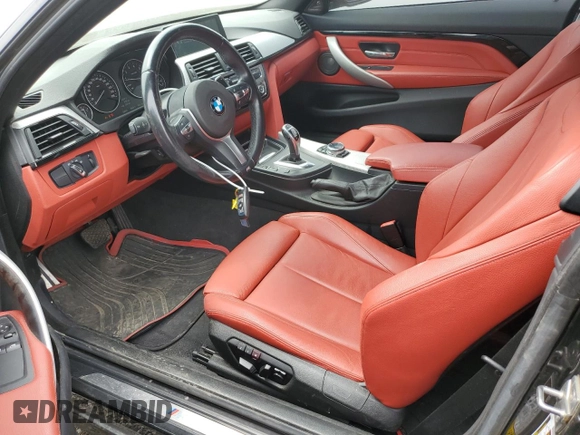 2014 BMW 4 Series 435i xDrive z VIN WBA3R5C5XEK188672, wystawiony jako Copart lot #62351875 z przebiegiem 58 889 mil mil oraz Szkoda całkowita • Salvage title. Historia ofert i sprzedaży dostępna na DreamBid. Obrazek 7.