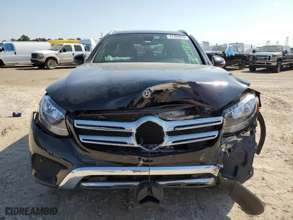 2018 Mercedes-Benz GLC with VIN WDC0G4KB9JV019422, listed as a Copart auction lot 47384075 with 83,586 mi miles and Salvage Title. Bid and sale history available at carsss.com. Image 5.