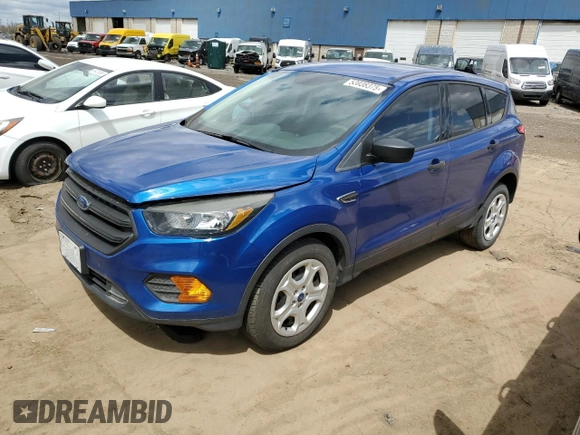 2018 Ford Escape S with VIN 1FMCU0F77JUD05412, listed as a Copart auction lot 53938375 with 96,980 mi miles and Clean Title. Bid and sale history available at carsss.com. Image 1.