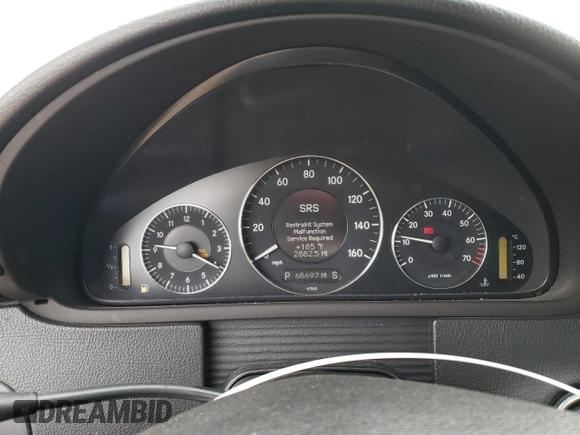 2008 Mercedes-Benz CLK-Class 5.5L with VIN WDBTJ72H08F245331, listed as a Copart auction lot 52142694 with 68,697 mi miles and Salvage Title. Bid and sale history available at carsss.com. Image 9.