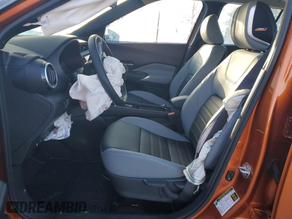 2024 Nissan Kicks SR with VIN 3N1CP5DV3RL565714, listed as a Copart auction lot 89121155 with 167 mi miles and Salvage Title. Bid and sale history available at DreamBid. Image 7.
