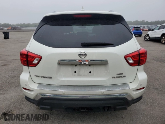 2020 Nissan Pathfinder Platinum with VIN 5N1DR2DMXLC639291, listed as a Copart auction lot 61467715 with 97,949 mi miles and Salvage title. Bid and sale history available at DreamBid. Image 6.