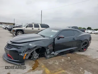 2021 Chevrolet Camaro 1LT with VIN 1G1FB1RS5M0132846, listed as a Copart auction lot 58764365 with 62,148 mi miles and Salvage title. Bid and sale history available at DreamBid. Image 1.