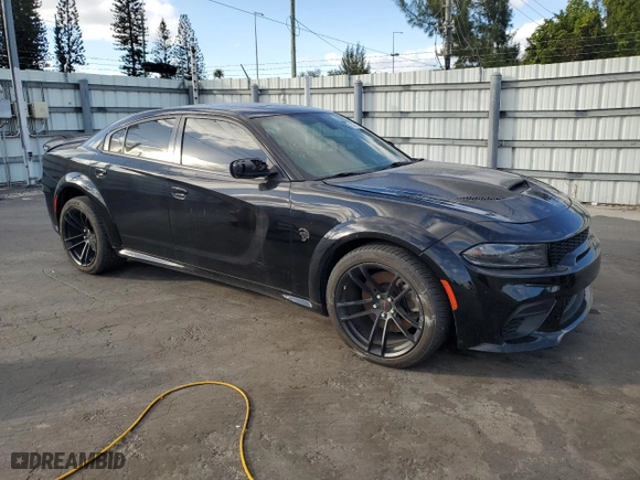 2021 Dodge Charger SRT Hellcat Redeye Widebody with VIN 2C3CDXL93MH660916, listed as a Copart auction lot 83921594 with 27,729 mi miles and Clean Title. Bid and sale history available at carsss.com. Image 4.