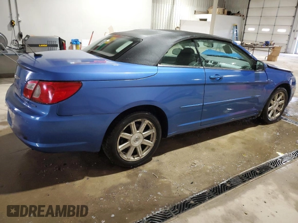 2008 Chrysler Sebring Touring with VIN 1C3LC55R28N128753, listed as a Copart auction lot 82686824 with 122,919 mi miles and Salvage Title. Bid and sale history available at carsss.com. Image 3.