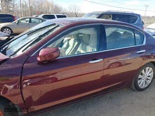 2015 Honda Accord Sedan EX-L with VIN 1HGCR3F84FA005420, listed as a IAAI auction lot 40849736 with 93,740 mi miles. Bid and sale history available at carsss.com. Image 15.