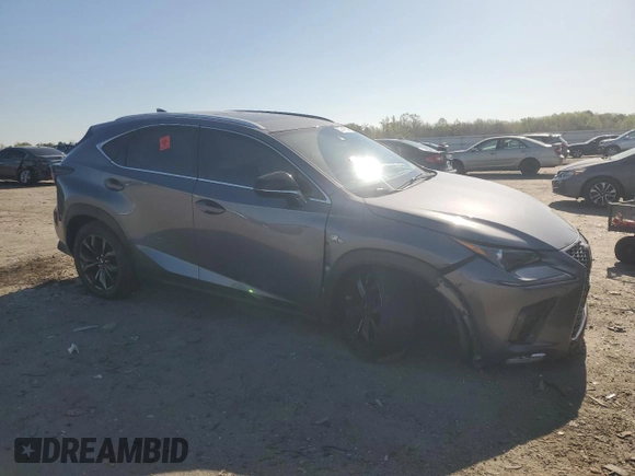 2020 Lexus NX 300 F Sport with VIN JTJSARBZ4L5007172, listed as a Copart auction lot 52419925 with 54,541 mi miles and Salvage title. Bid and sale history available at DreamBid. Image 4.