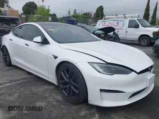 2022 Tesla Model S Plaid with VIN 5YJSA1E65NF488864, listed as a IAAI auction lot 41772788 with 33,915 mi miles and . Bid and sale history available at DreamBid. Image 13.
