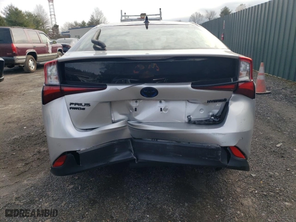 2022 Toyota Prius LE with VIN JTDL9MFU6N3037080, listed as a Copart auction lot 83860014 with 17,900 mi miles and Salvage Title. Bid and sale history available at carsss.com. Image 6.