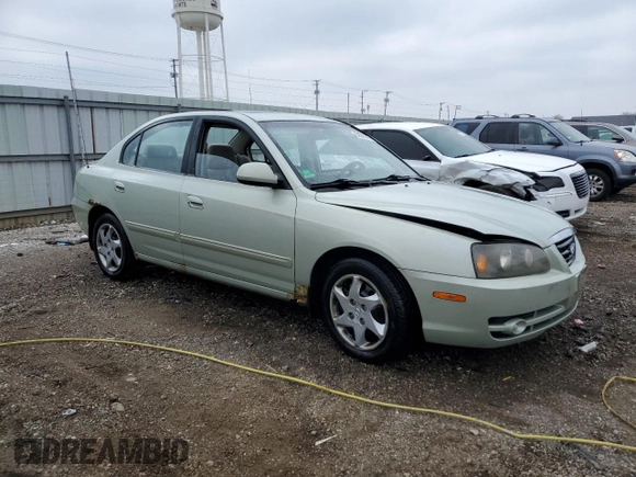 2004 Hyundai Elantra GLS z VIN KMHDN46D14U861749, wystawiony jako Copart lot #52625215 z przebiegiem 130 063 mil mil oraz Szkoda całkowita • Salvage title. Historia ofert i sprzedaży dostępna na DreamBid. Obrazek 4.