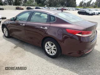 2018 Kia Optima LX with VIN 5XXGT4L31JG229497, listed as a Copart auction lot 57469045 with 119,629 mi miles and Salvage title. Bid and sale history available at DreamBid. Image 2.